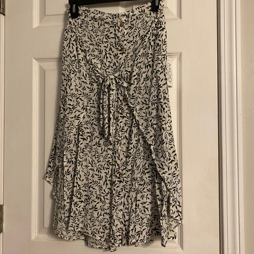 NWT Button-Front Midi Skirt